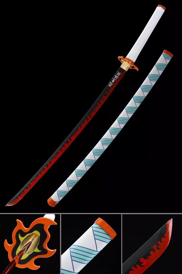 Black Nichirin Katana-Tanjro Inspired Sword