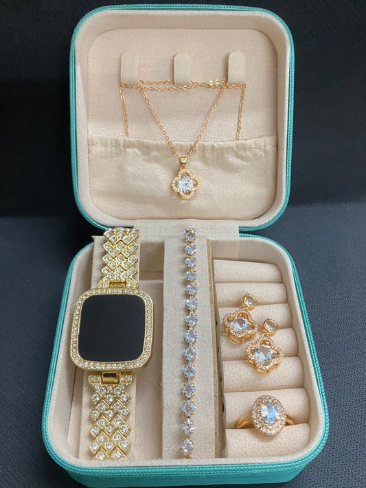 White Clover Jewelry Set